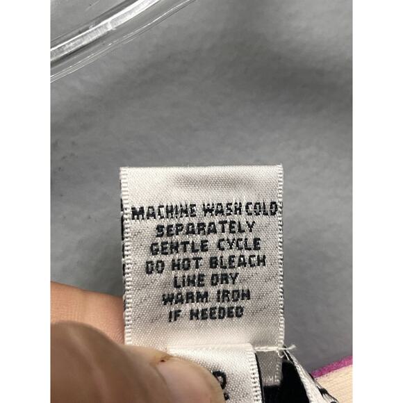 DG Donna Gray Vintage Maxi Dress Sleeveless Womens size 4 Colorful Watercolor - Picture 7 of 8